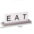 EAT Scrabble Design Sign