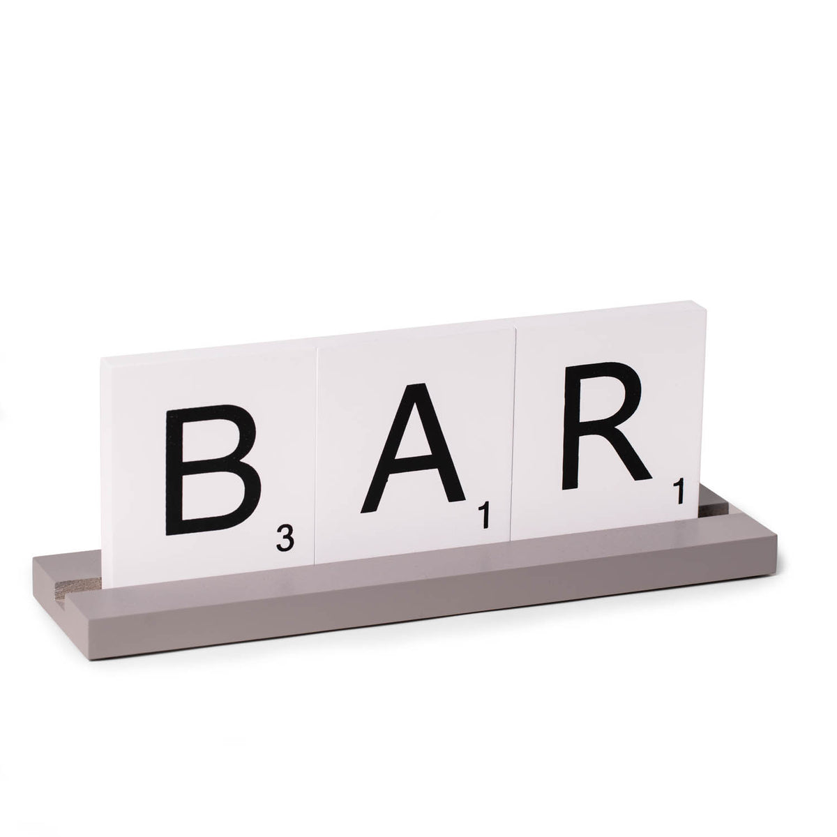 BAR Scrabble Design Sign