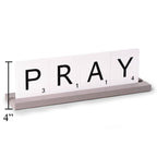 PRAY Scrabble Design Sign