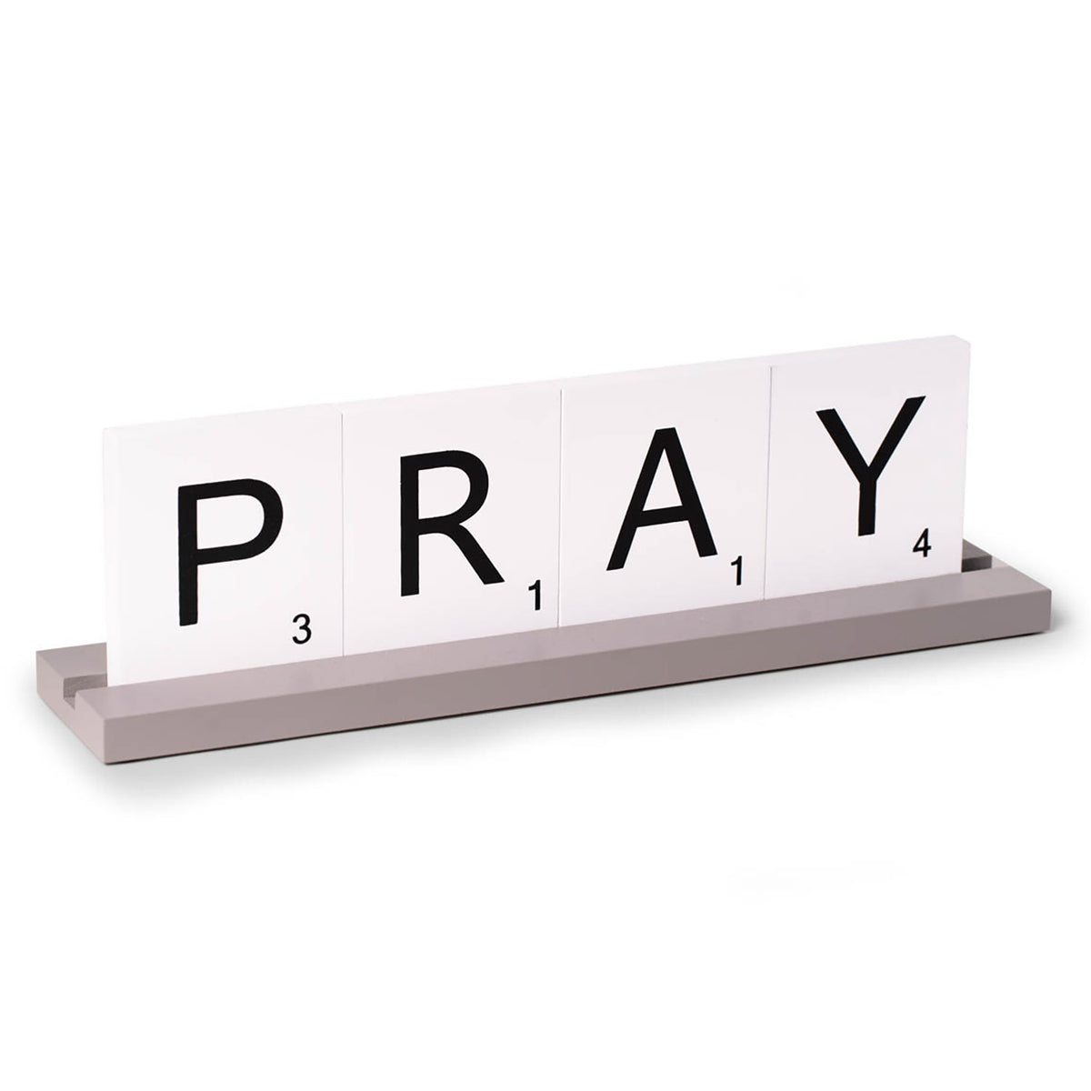 PRAY Scrabble Design Sign