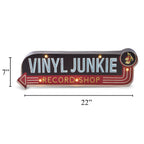 "Vinyl Junkie" Sign