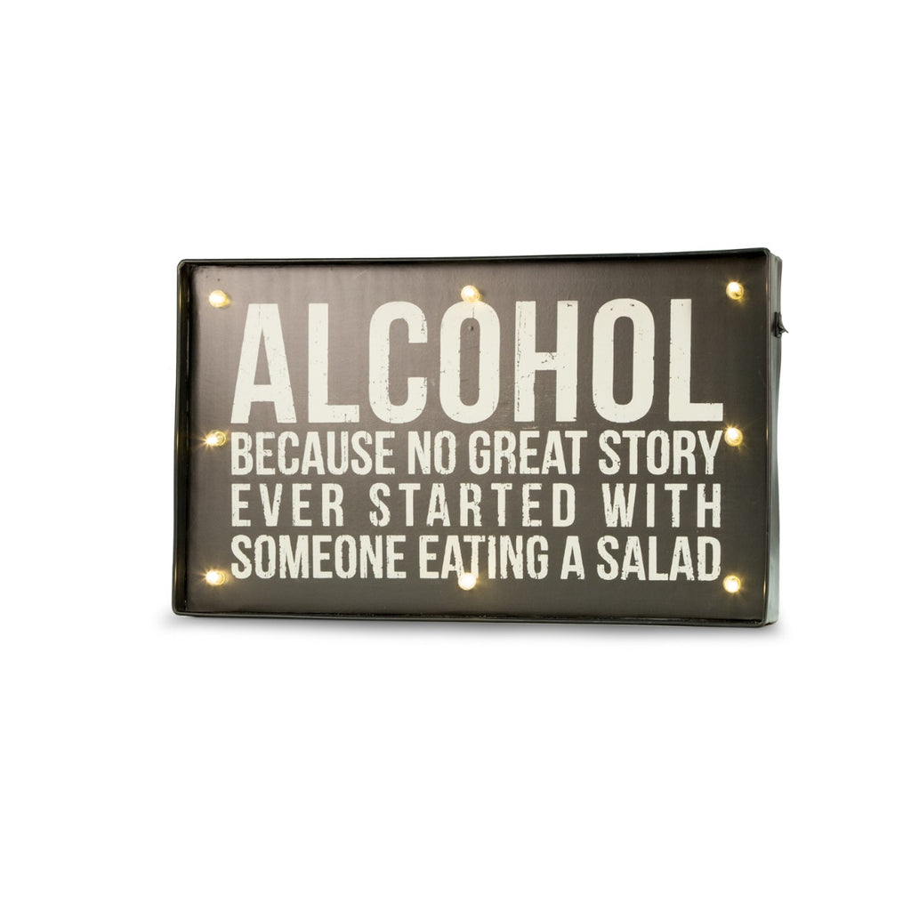 "Alcohol…" Sign