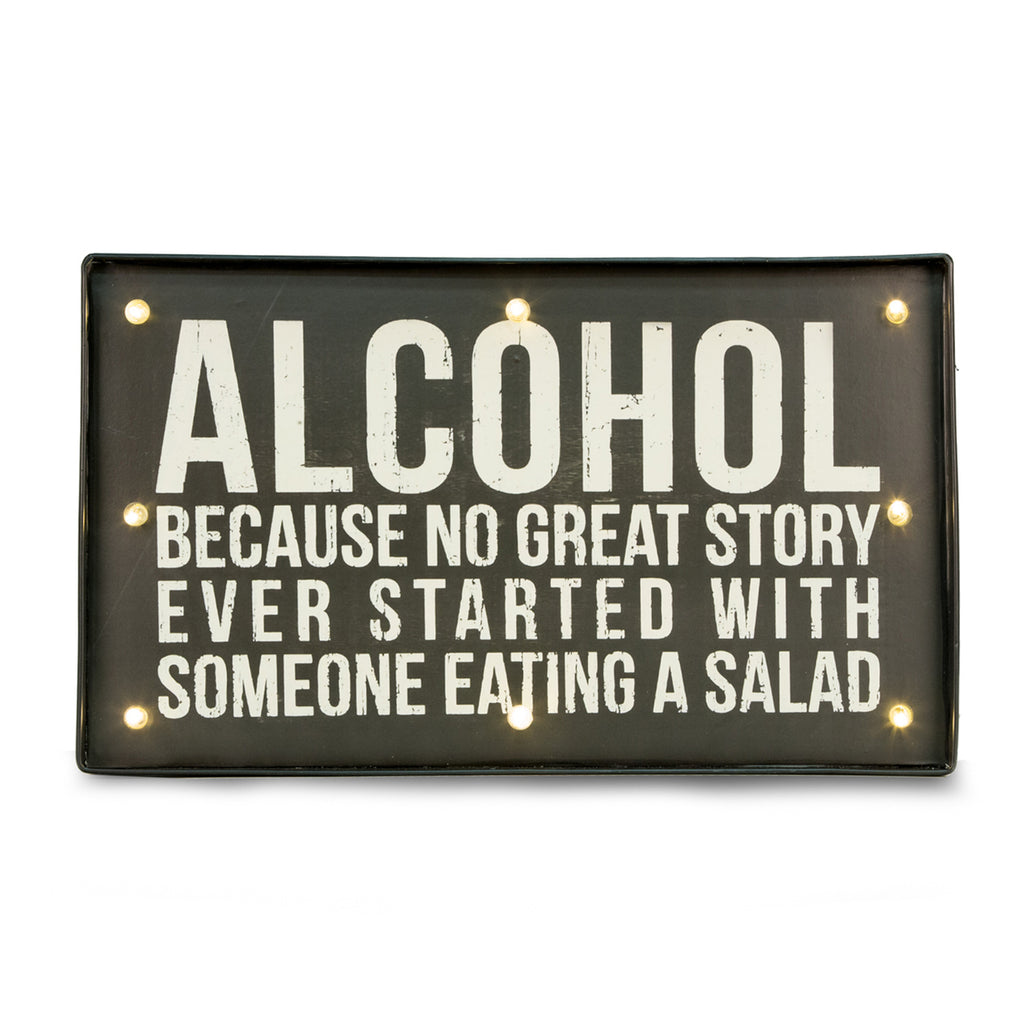 "Alcohol…" Sign