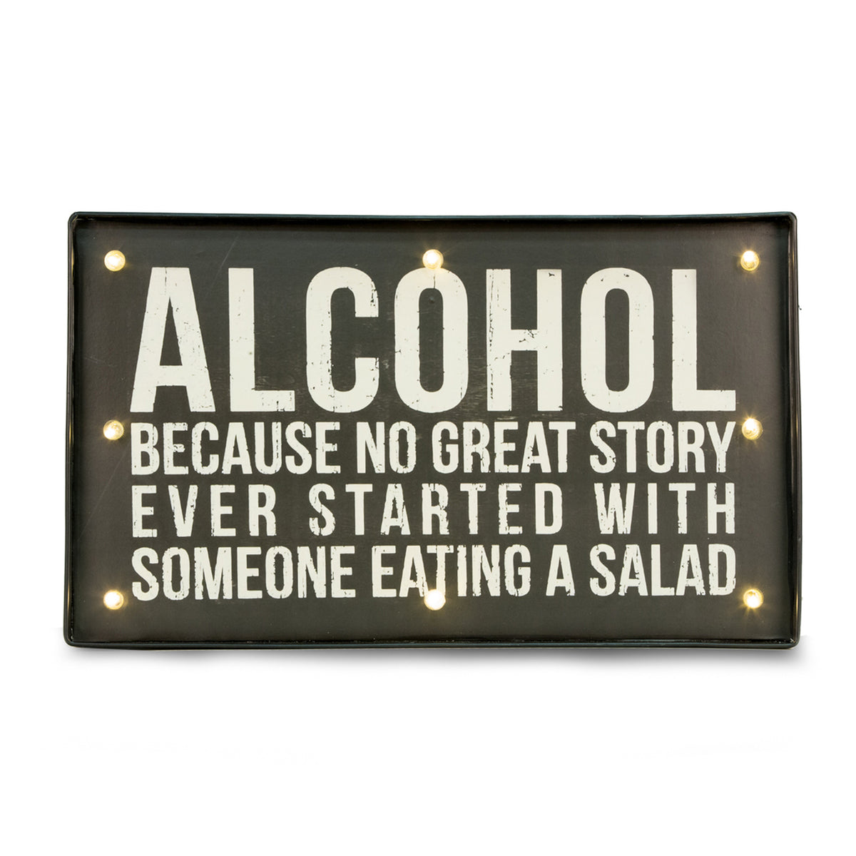 "Alcohol…" Sign