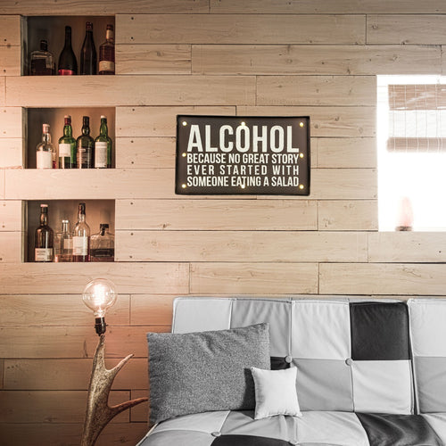 "Alcohol…" Sign