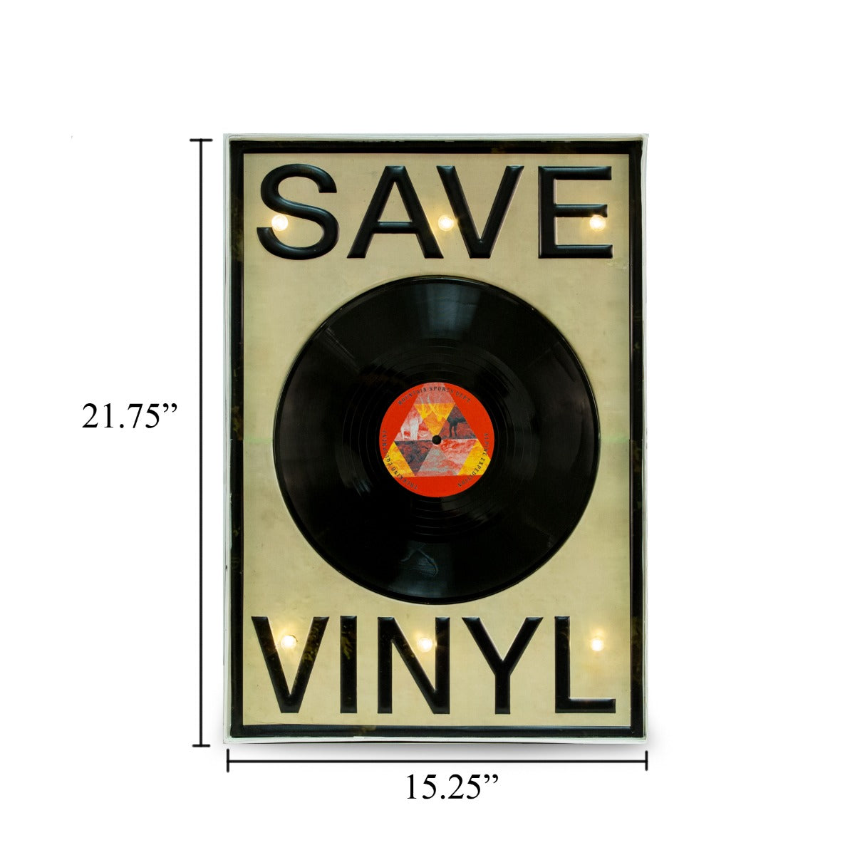 "Save Vinyl" Sign