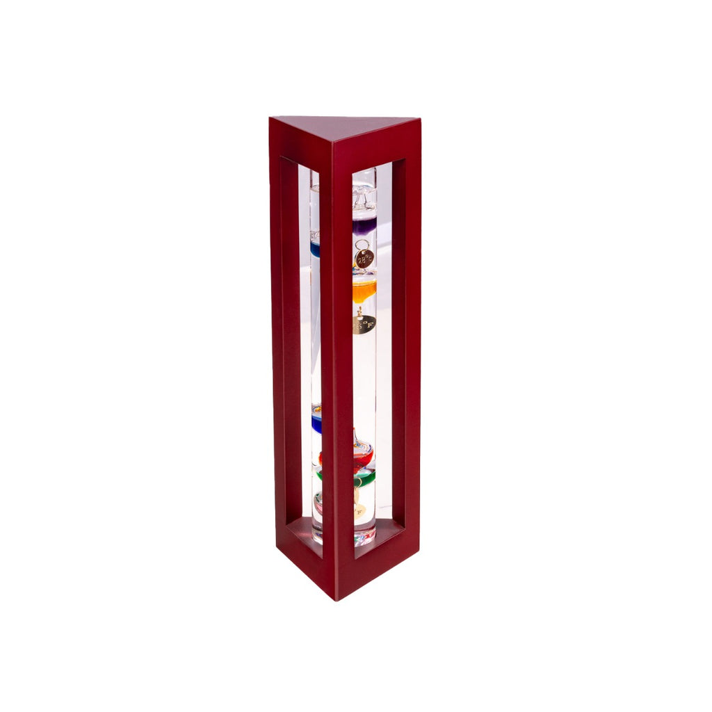 Galileo Thermometer in Rosewood