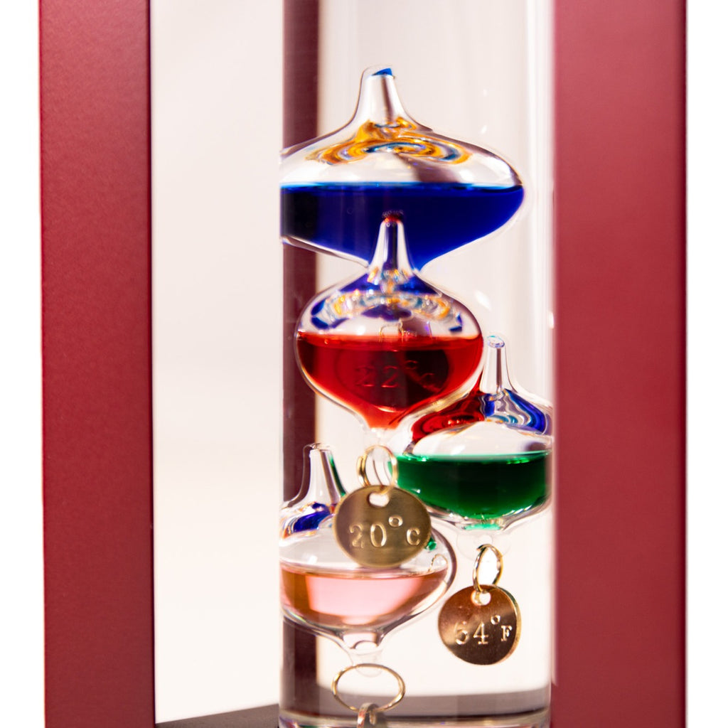 Galileo Thermometer in Rosewood
