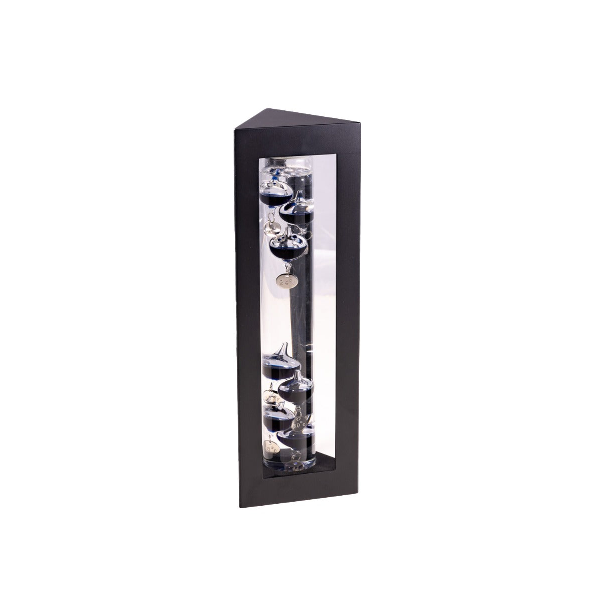 Galileo Thermometer in Black