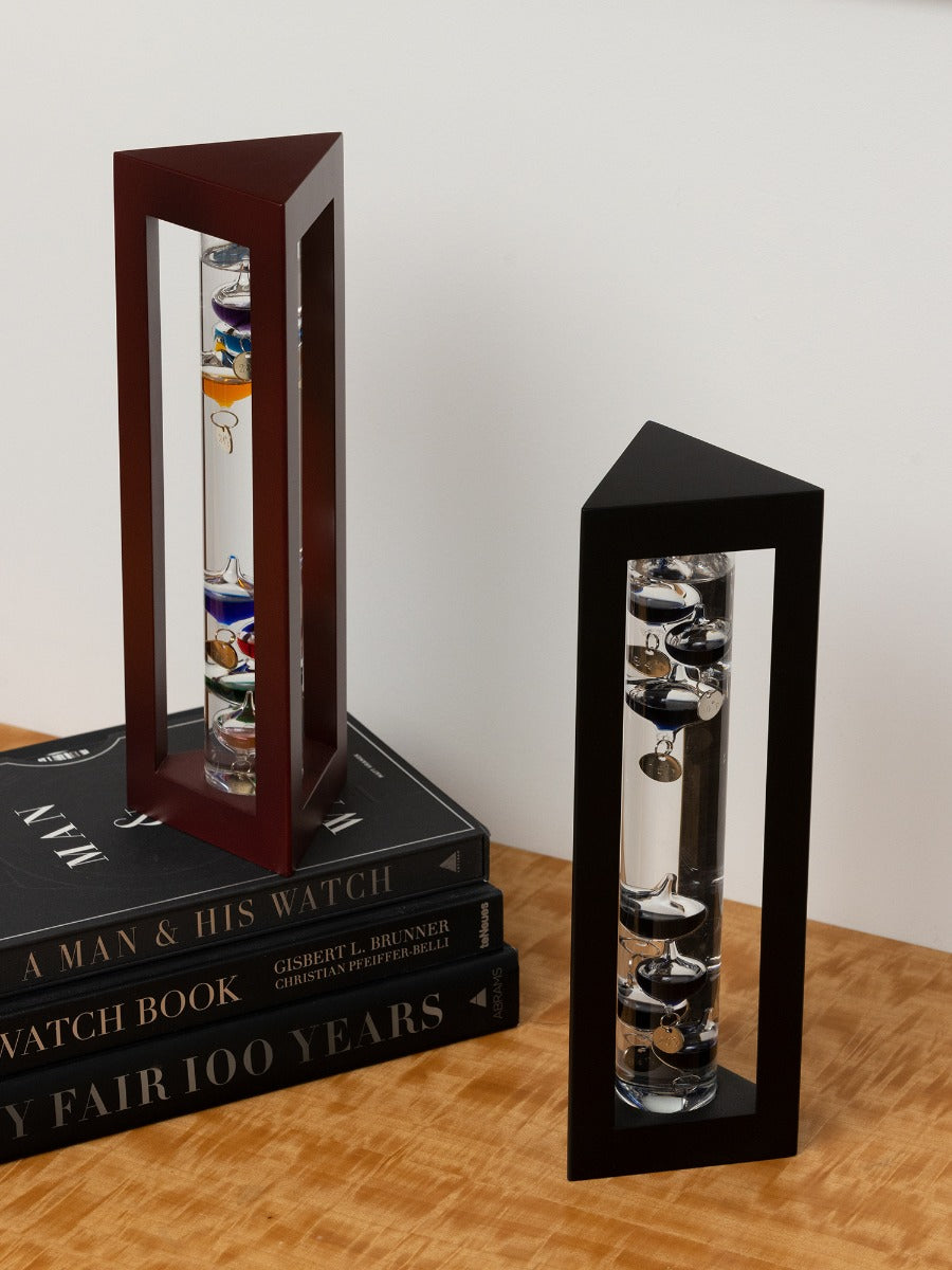 Galileo Thermometer in Black