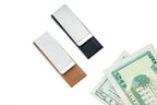 Henry chrome money clip with accent