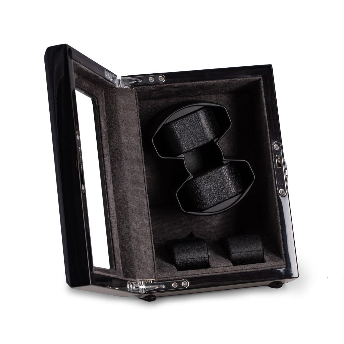 Louis Ash Wood High Laqcuer Watch Winder and Storage Case